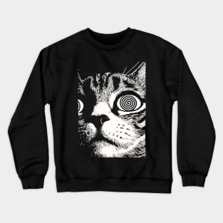 Psychedelic Cat Crewneck Sweatshirt